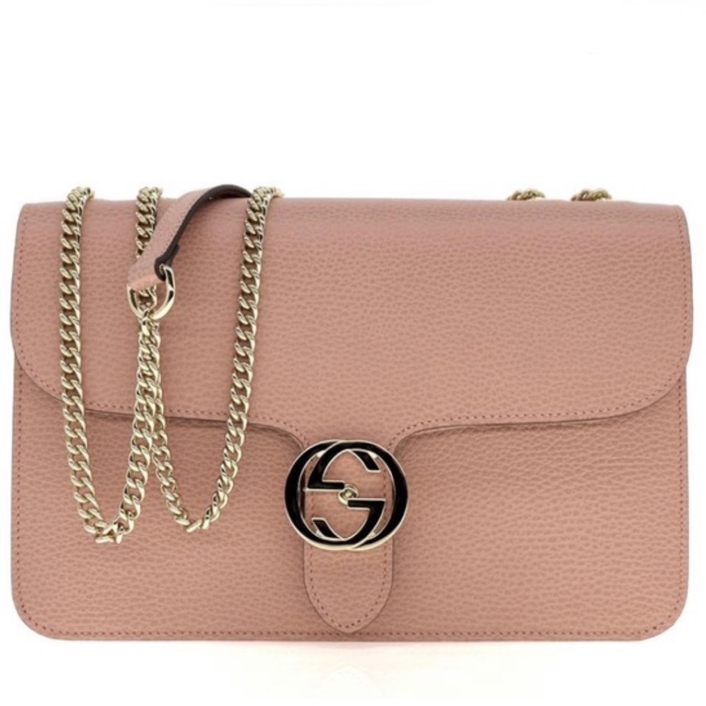 Gucci interlocking GG medium calfskin bag NEW